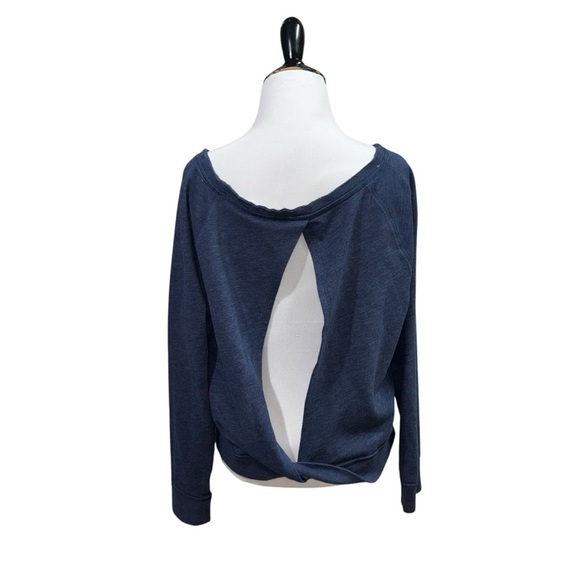 Victoria's Secret Women's M Medium Athletic Sweater Split Back Off the Shoulder - Picture 5 of 8